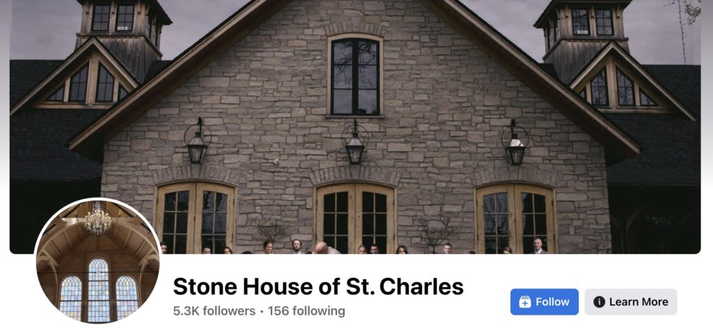 St. Louis wedding venues Stone House of St. Charles