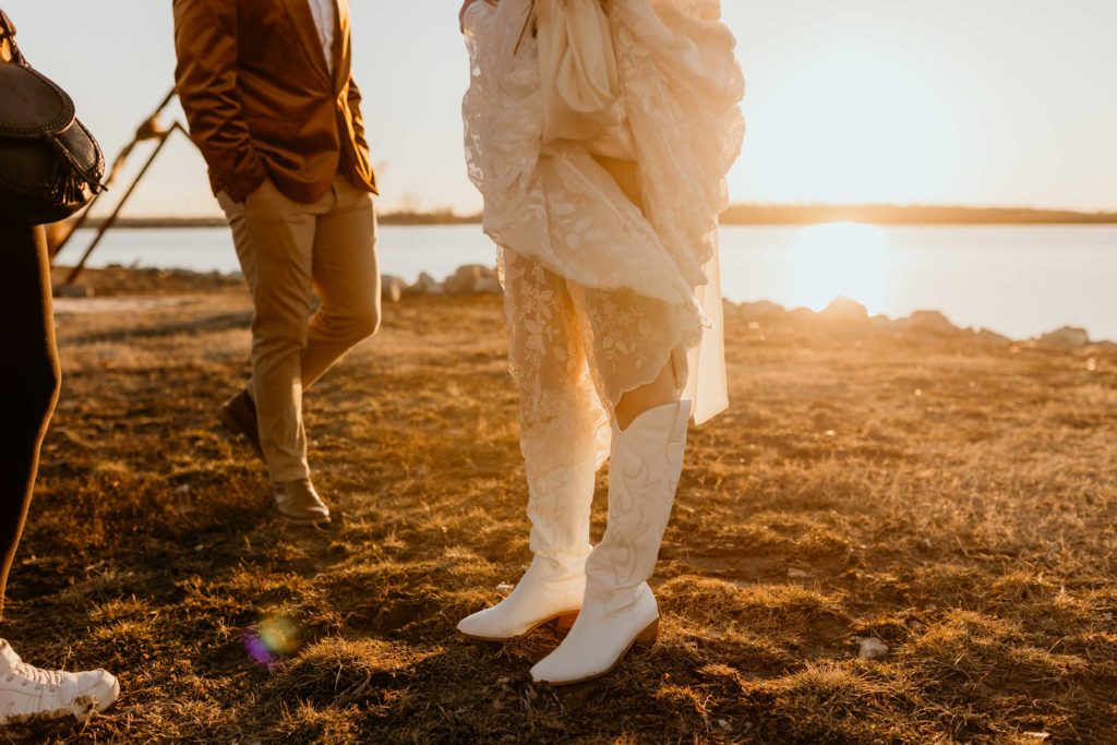 Cowgirl Boots, Elopement Photography