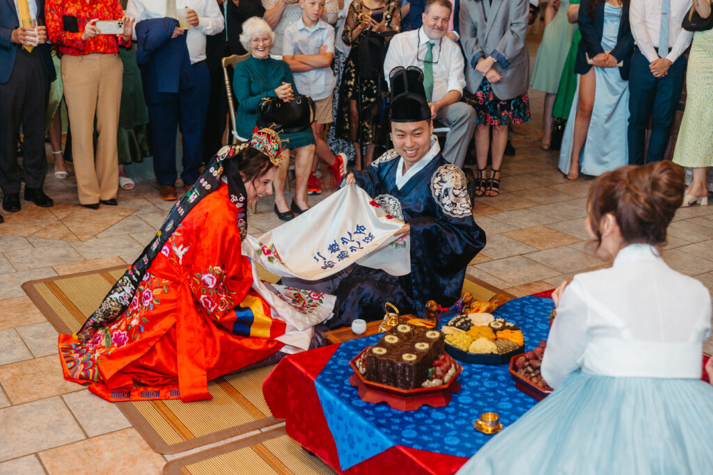 Korean Paebaek wedding ceremony Grbic Events St. Louis 