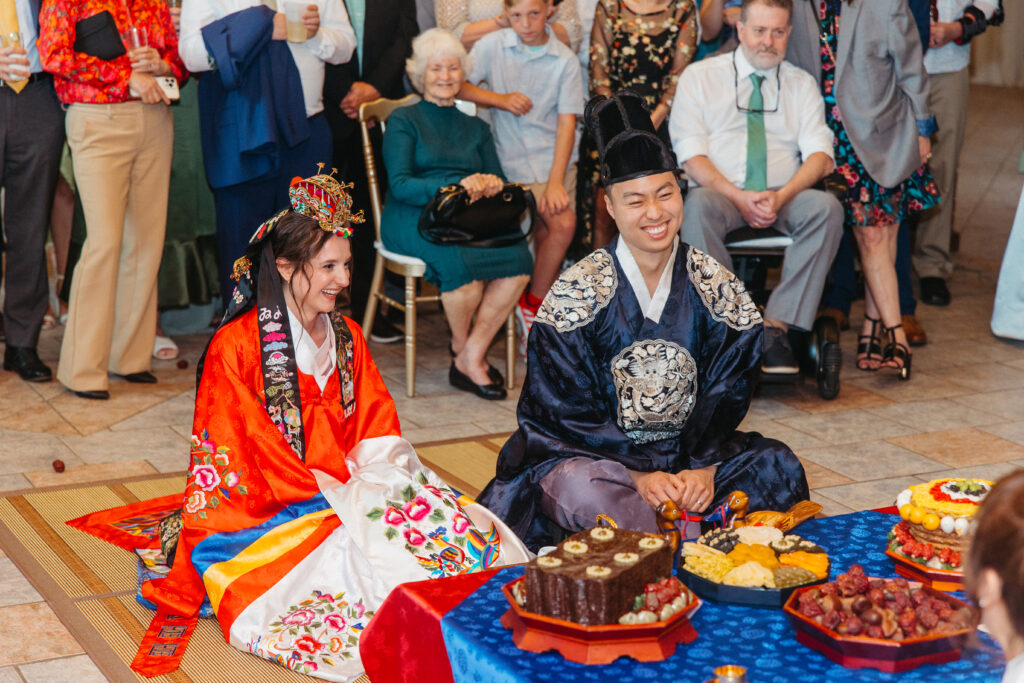 Korean Paebaek wedding ceremony Grbic Events St. Louis 