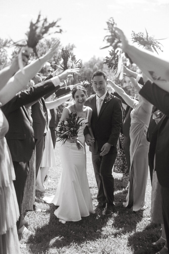 Bride and Groom wedding ceremony Piper Palm House wedding Tower Grove St. Louis