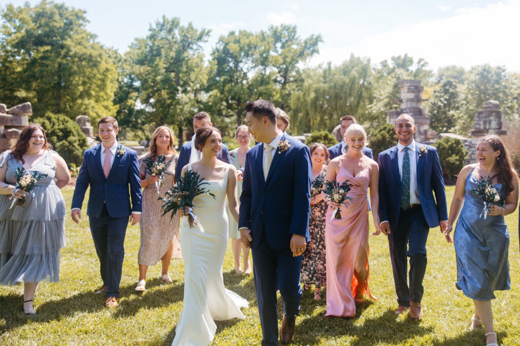 Bride and Groom wedding ceremony Piper Palm House wedding Tower Grove St. Louis