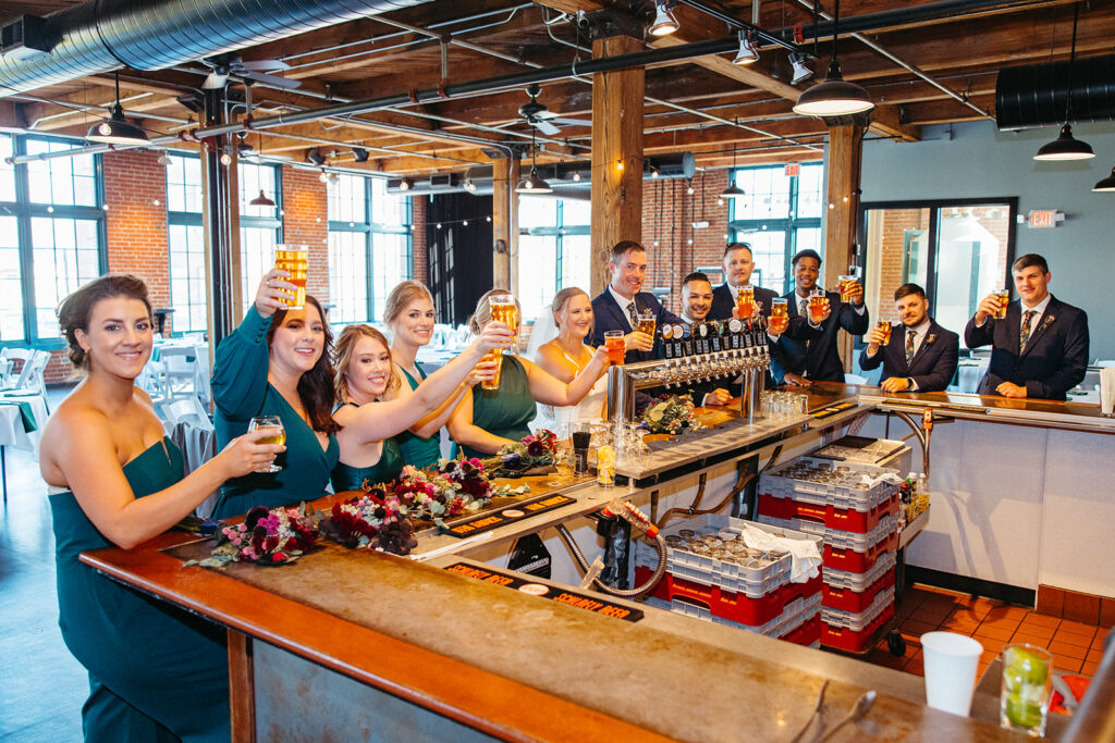 Schlafly Tap Room Wedding St. Louis wedding photographers