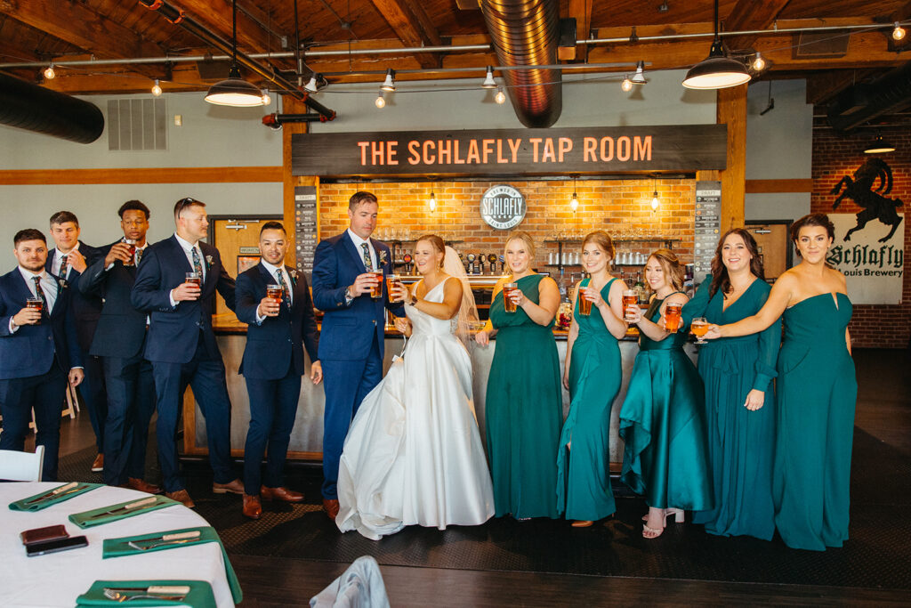 Schlafly Tap Room Wedding