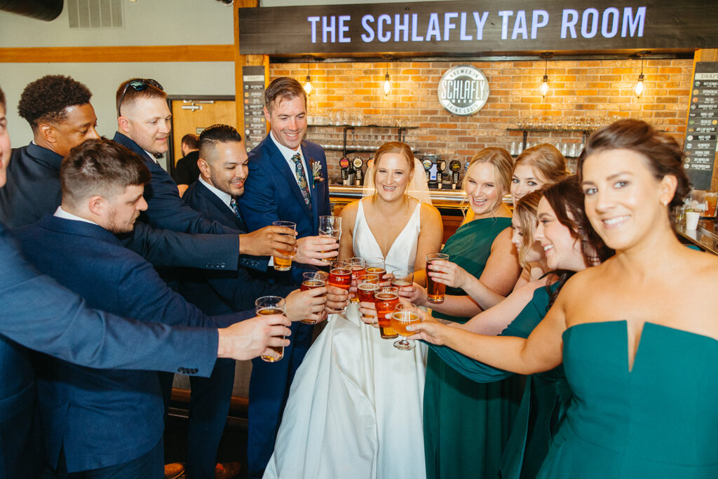 Schlafly Tap Room Wedding