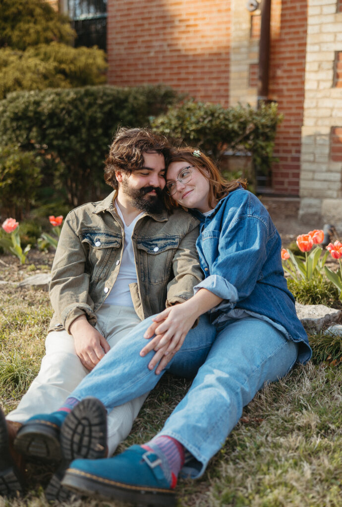 Lafayette Square Park St. Louis engagement photos
