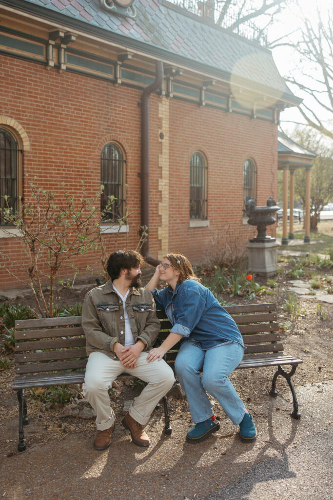 Lafayette Square Park St. Louis engagement photos