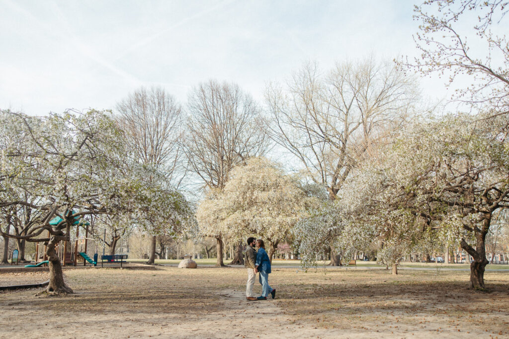 Lafayette Square Park St. Louis engagement photos
