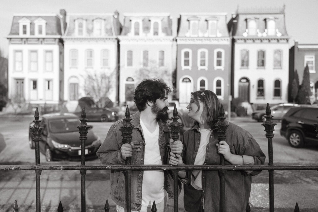 Lafayette Square Park St. Louis engagement photos
