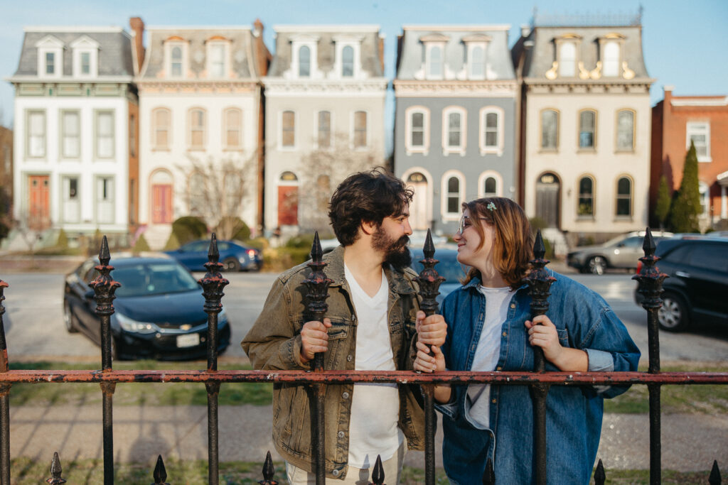 Lafayette Square Park St. Louis engagement photos