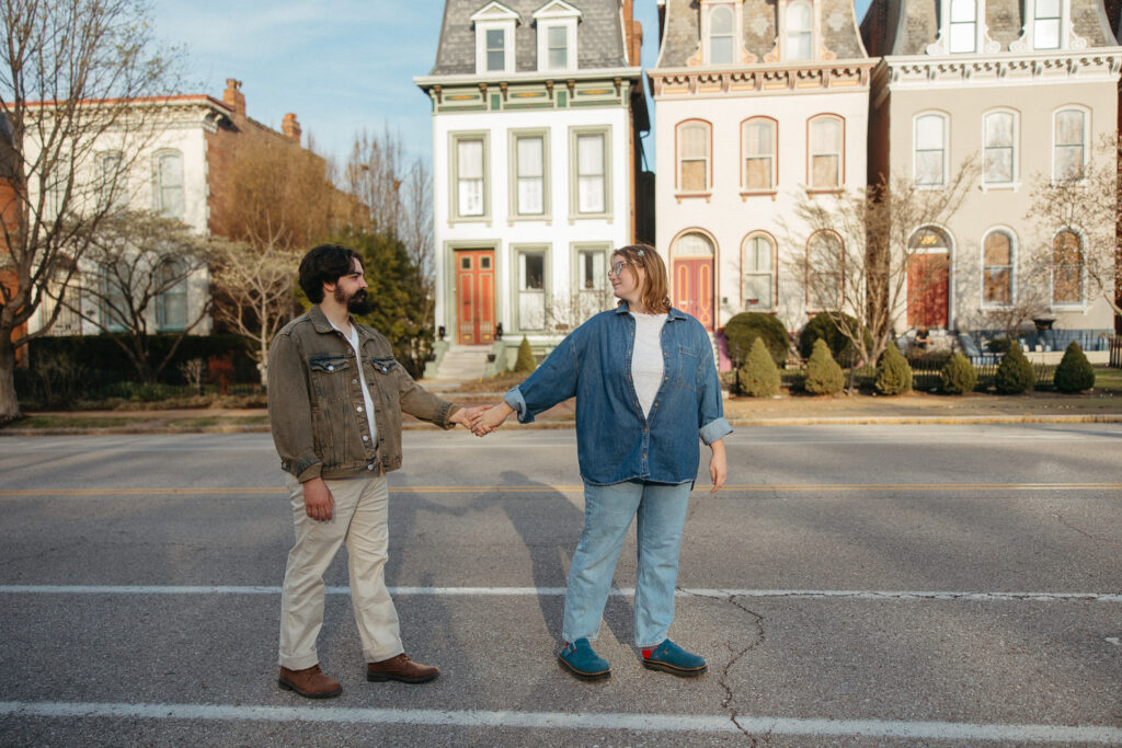 Lafayette Square Park St. Louis engagement photos