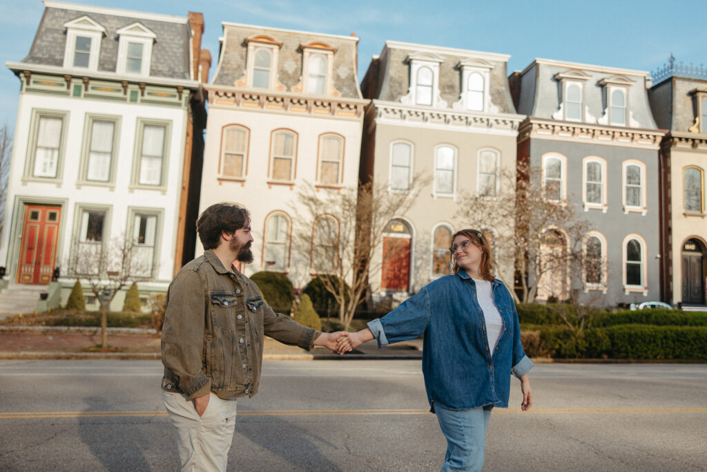 Lafayette Square Park St. Louis engagement photos
